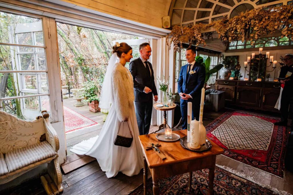 romantische Hochzeit im- Ladü in Düsseldorf